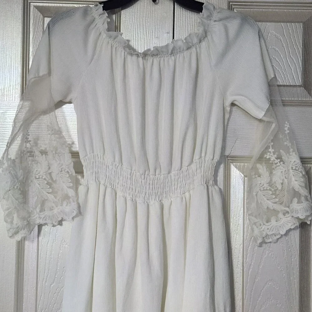 Vintage White Fairy Dress Size Small - Picture 11 of 11